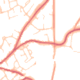 Daytime road noise heatmap for RG10 9JN