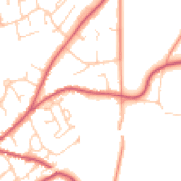 Daytime road noise heatmap for RG10 9JR