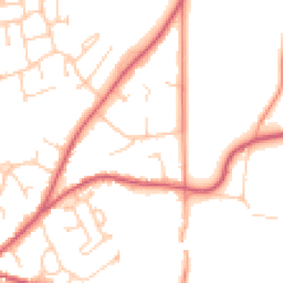 Daytime road noise heatmap for RG10 9LG