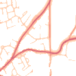 Daytime road noise heatmap for RG10 9LH