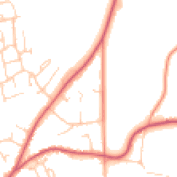 Daytime road noise heatmap for RG10 9PF