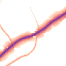 Daytime road noise heatmap for RG10 9SE