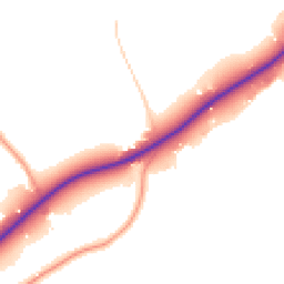 Daytime road noise heatmap for RG10 9SG