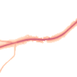 Night-time road noise heatmap for RG10 9SL