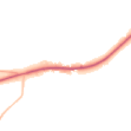 Night-time road noise heatmap for RG10 9SN