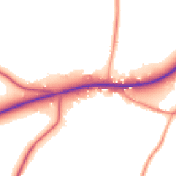 Daytime road noise heatmap for RG10 9SS