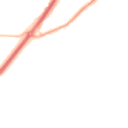 Night-time road noise heatmap for RG10 9TS