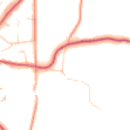 Daytime road noise heatmap for RG10 9UA