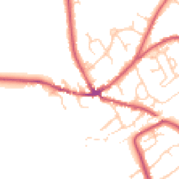 Daytime road noise heatmap for RG10 9YA