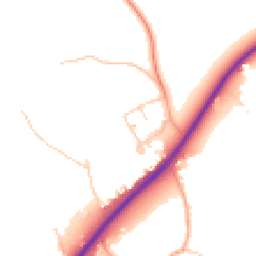 Daytime road noise heatmap for RG10 9YS