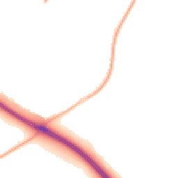 Night-time road noise heatmap for RG12 0GA