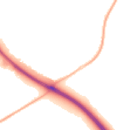 Night-time road noise heatmap for RG12 0GD