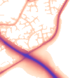 Daytime road noise heatmap for RG12 0GE