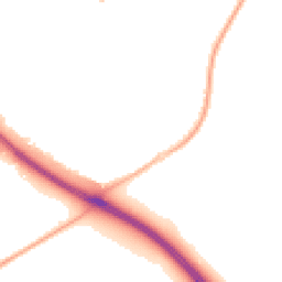 Night-time road noise heatmap for RG12 0GE