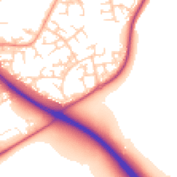 Daytime road noise heatmap for RG12 0GF