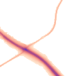 Night-time road noise heatmap for RG12 0GF
