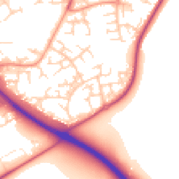 Daytime road noise heatmap for RG12 0GG