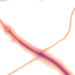 Night-time road noise heatmap for RG12 0GQ