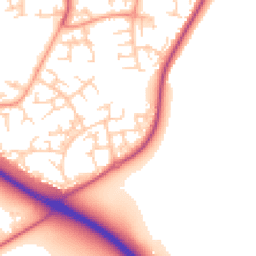 Daytime road noise heatmap for RG12 0GT