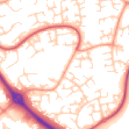 Daytime road noise heatmap for RG12 0PE