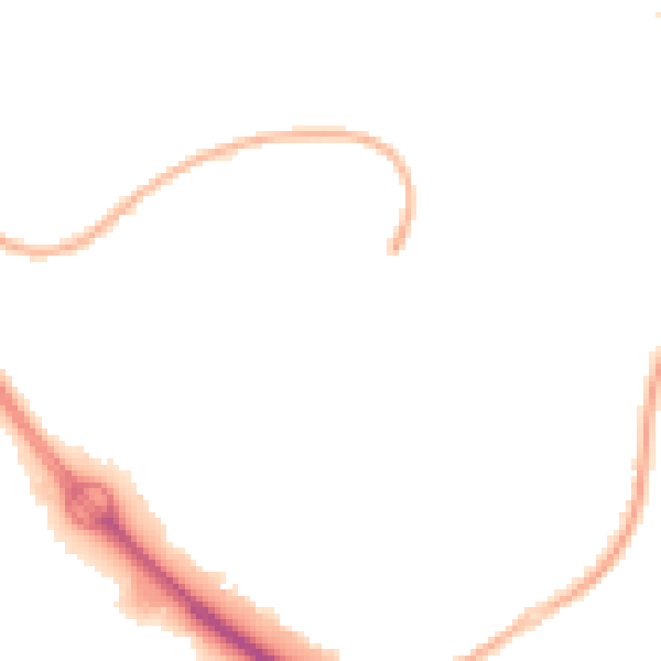 Night-time road noise heatmap for RG12 0PE