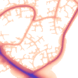 Daytime road noise heatmap for RG12 0QP