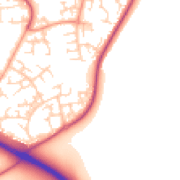 Daytime road noise heatmap for RG12 0QW