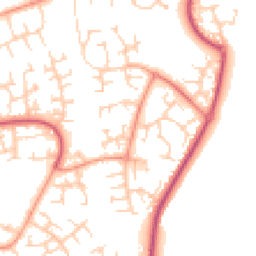 Daytime road noise heatmap for RG12 0SF
