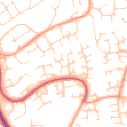Daytime road noise heatmap for RG12 0TA