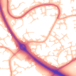 Daytime road noise heatmap for RG12 0TD