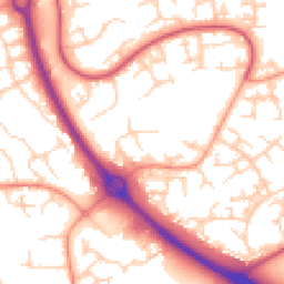 Daytime road noise heatmap for RG12 0TE