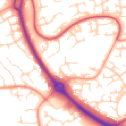 Daytime road noise heatmap for RG12 0TF