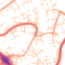 Daytime road noise heatmap for RG12 0TL