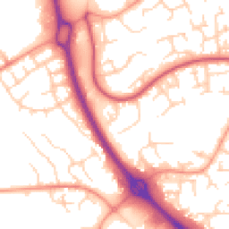 Daytime road noise heatmap for RG12 0TQ