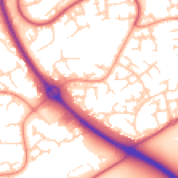 Daytime road noise heatmap for RG12 0TT