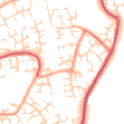 Daytime road noise heatmap for RG12 0TX