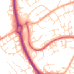 Daytime road noise heatmap for RG12 0TY