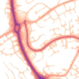 Daytime road noise heatmap for RG12 0TZ