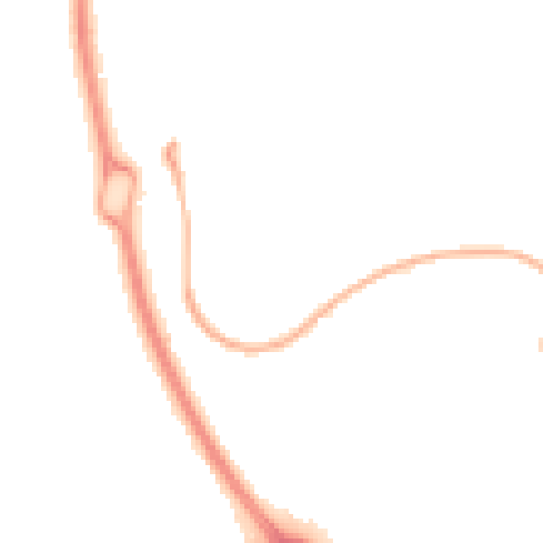 Night-time road noise heatmap for RG12 0TZ