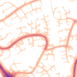 Daytime road noise heatmap for RG12 0UG