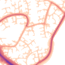 Daytime road noise heatmap for RG12 0UJ