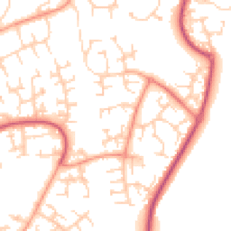 Daytime road noise heatmap for RG12 0UR