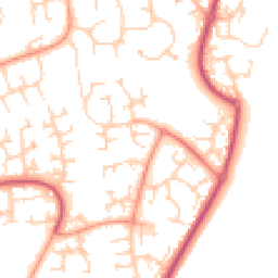 Daytime road noise heatmap for RG12 0UX