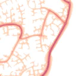 Daytime road noise heatmap for RG12 0XR