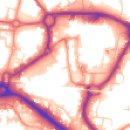 Daytime road noise heatmap for RG12 1LQ