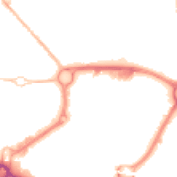 Night-time road noise heatmap for RG12 1NY