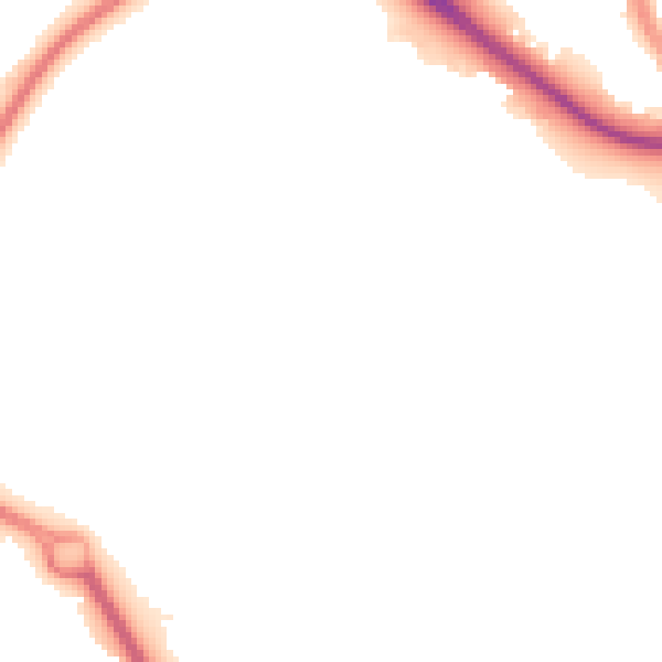 Night-time road noise heatmap for RG12 7AW