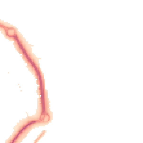 Night-time road noise heatmap for RG12 7GG