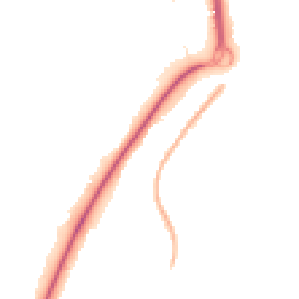 Night-time road noise heatmap for RG12 7RF