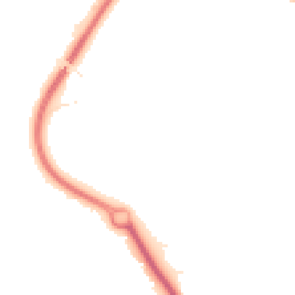 Night-time road noise heatmap for RG12 7RY